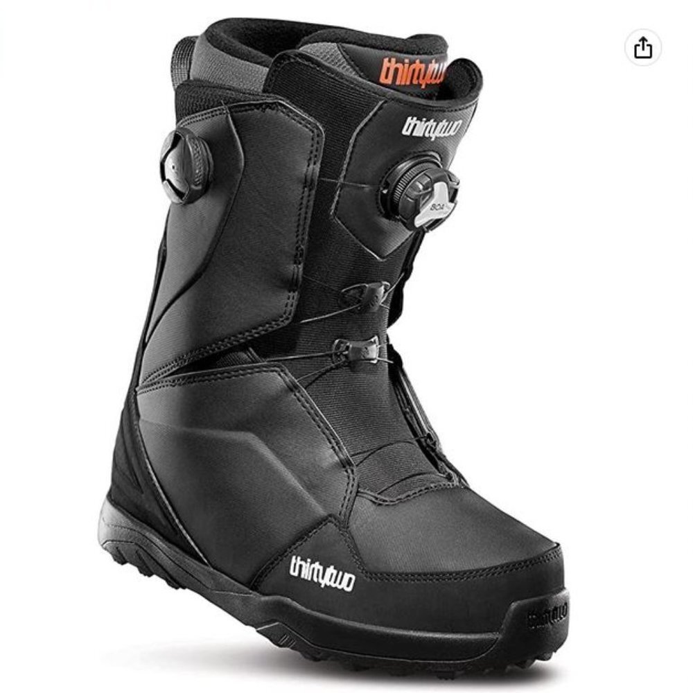 32 Thirty Two Black Lashed Double Boa Black Snowboard Boots - Picture 1 of 12